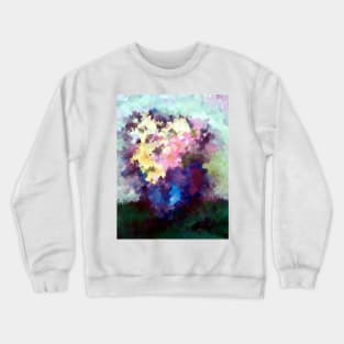 Flower Vase still life oil painting Crewneck Sweatshirt